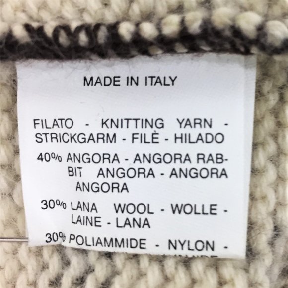 Mock Neck Leopard Print Wool Blend Sweater - Picture 5 of 6